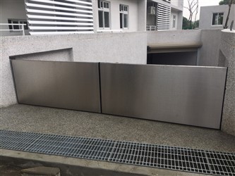 Cửa chống tràn Manully double open(SUS304)