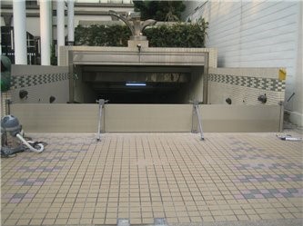 Cửa chống tràn AB hợp kim nhôm tự tháo lắp cao 20 cm